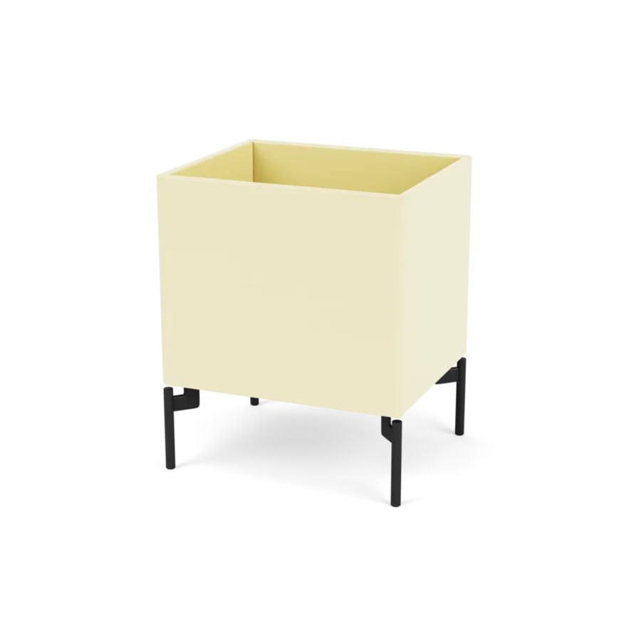 Plantekasse B35,4 cm D30, inkl. ben fra Montana - Camomile / Black - Jacobsen Plus