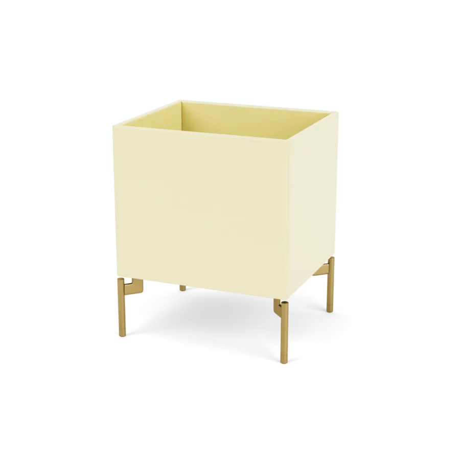 Plantekasse B35,4 cm D30, inkl. ben fra Montana - Camomile / Messing - Jacobsen Plus