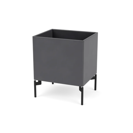 Plantekasse B35,4 cm D30, inkl. ben fra Montana - Coal / Black - Jacobsen Plus