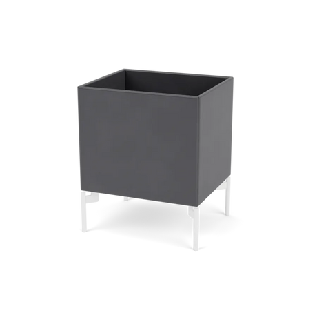 Plantekasse B35,4 cm D30, inkl. ben fra Montana - Coal / Snow - Jacobsen Plus