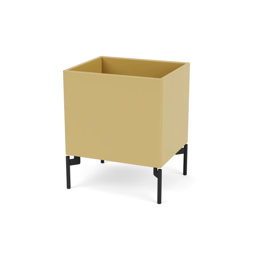 Plantekasse B35,4 cm D30, inkl. ben fra Montana - Cumin / Black - Jacobsen Plus