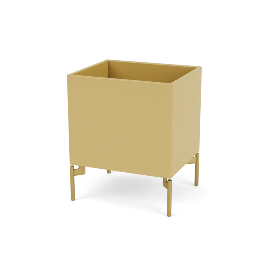 Plantekasse B35,4 cm D30, inkl. ben fra Montana - Cumin / Messing - Jacobsen Plus