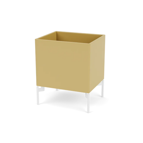 Plantekasse B35,4 cm D30, inkl. ben fra Montana - Cumin / Snow - Jacobsen Plus