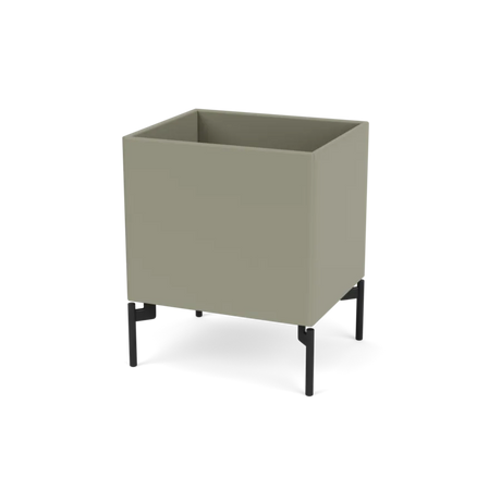 Plantekasse B35,4 cm D30, inkl. ben fra Montana - Fennel / Black - Jacobsen Plus