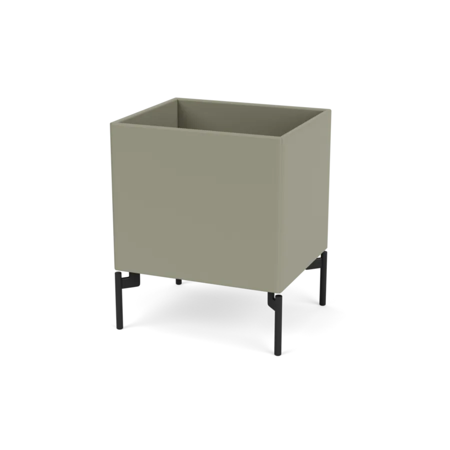 Plantekasse B35,4 cm D30, inkl. ben fra Montana - Fennel / Black - Jacobsen Plus