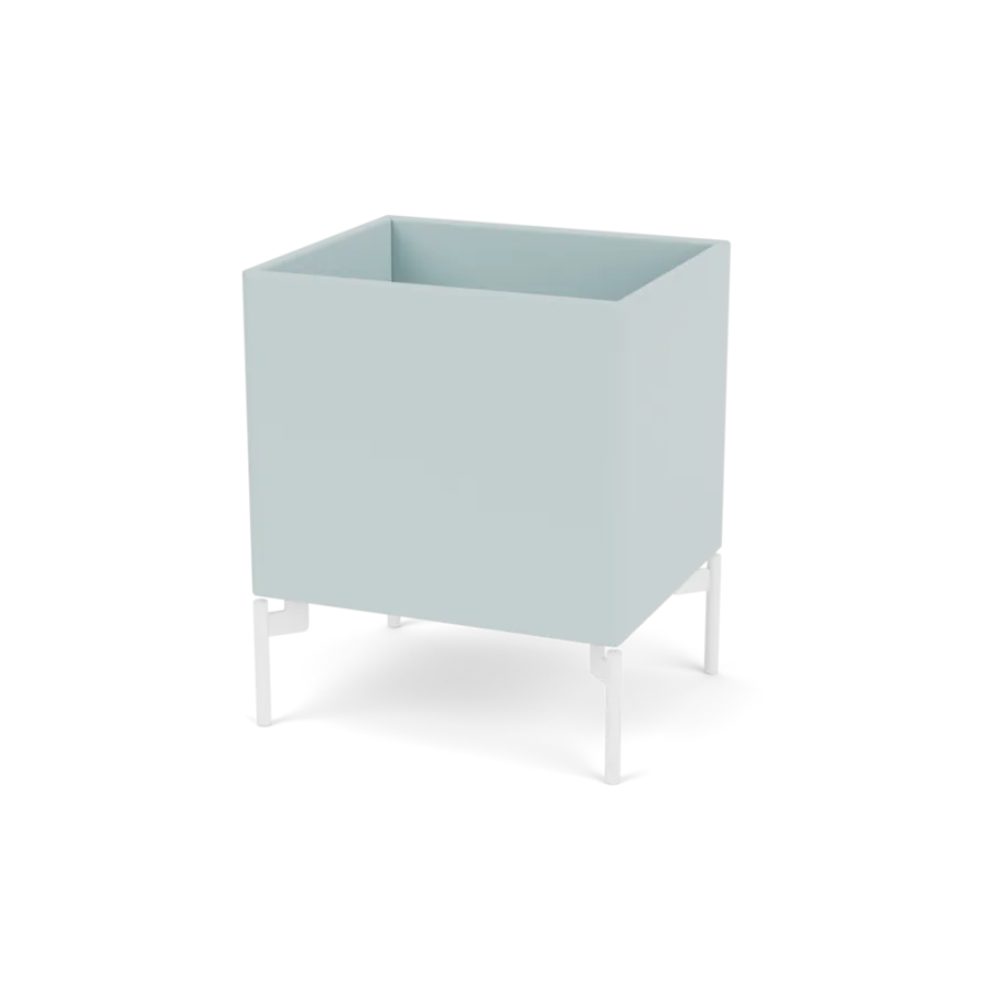 Plantekasse B35,4 cm D30, inkl. ben fra Montana - Flint / Snow - Jacobsen Plus