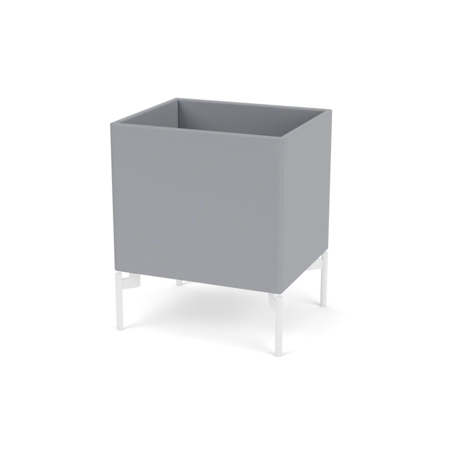 Plantekasse B35,4 cm D30, inkl. ben fra Montana - Graphic / Snow - Jacobsen Plus