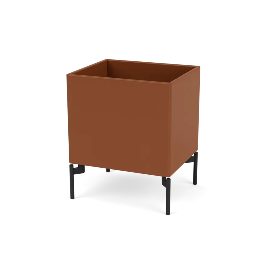 Plantekasse B35,4 cm D30, inkl. ben fra Montana - Hazelnut / Black - Jacobsen Plus