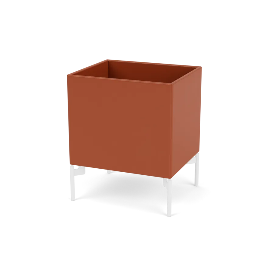 Plantekasse B35,4 cm D30, inkl. ben fra Montana - Hokkaido / Snow - Jacobsen Plus