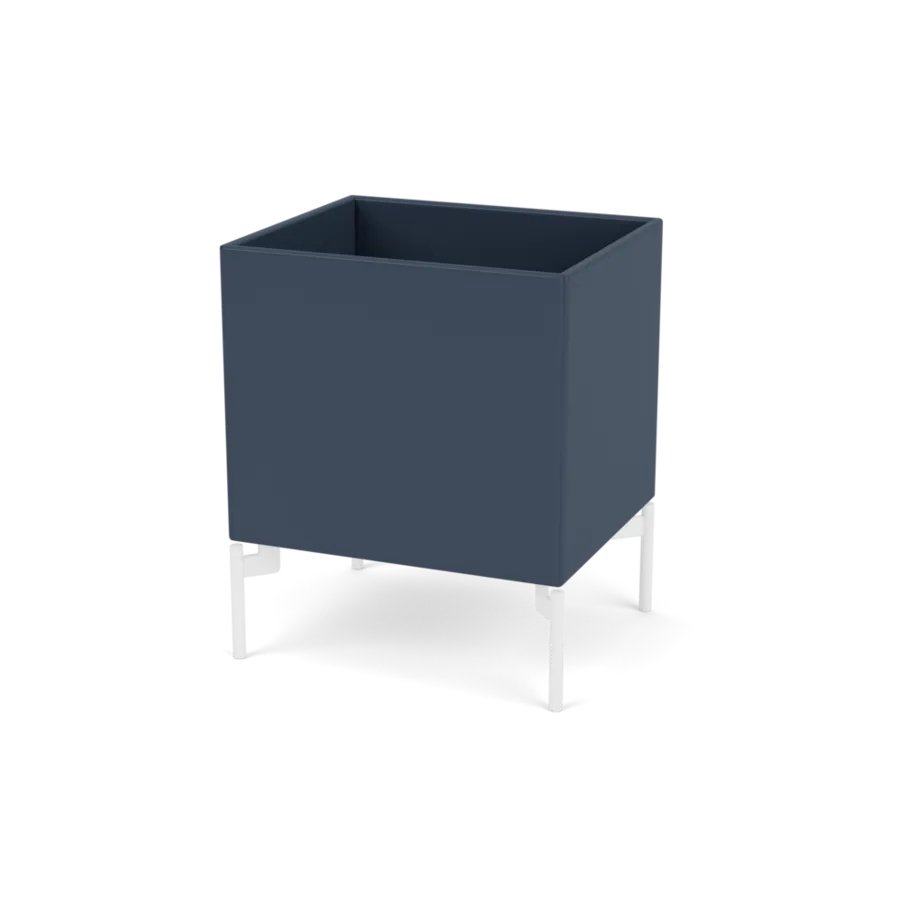 Plantekasse B35,4 cm D30, inkl. ben fra Montana - Juniper / Snow - Jacobsen Plus