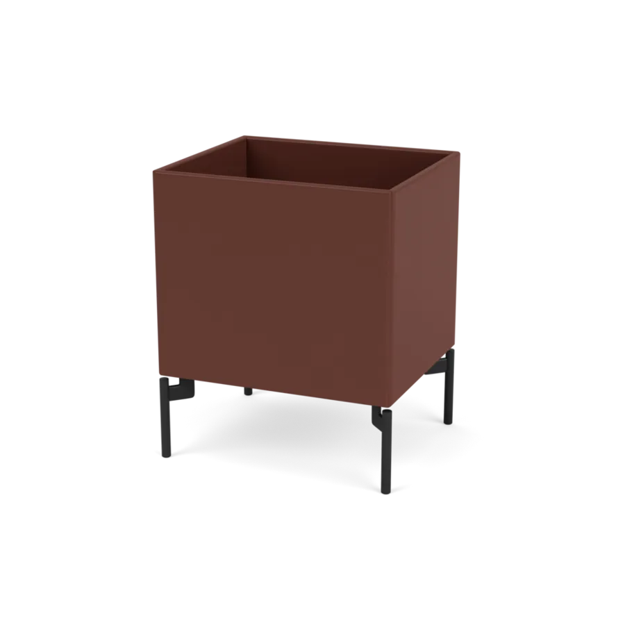 Plantekasse B35,4 cm D30, inkl. ben fra Montana - Masala / Black - Jacobsen Plus