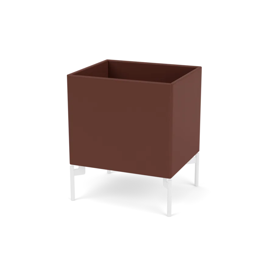 Plantekasse B35,4 cm D30, inkl. ben fra Montana - Masala / Snow - Jacobsen Plus