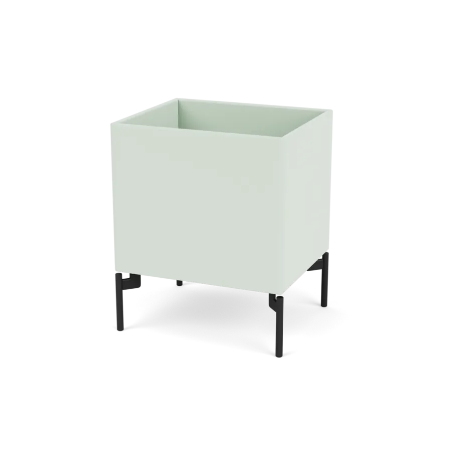 Plantekasse B35,4 cm D30, inkl. ben fra Montana - Mist / Black - Jacobsen Plus