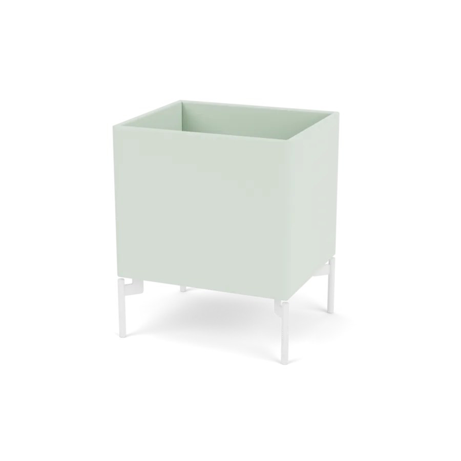 Plantekasse B35,4 cm D30, inkl. ben fra Montana - Mist / Snow - Jacobsen Plus