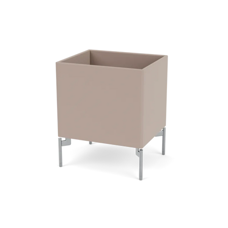 Plantekasse B35,4 cm D30, inkl. ben fra Montana - Mushroom / Krom - Jacobsen Plus