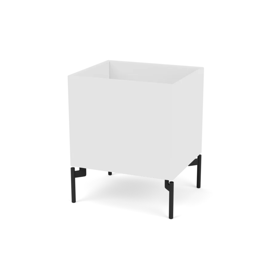 Plantekasse B35,4 cm D30, inkl. ben fra Montana - New white / Black - Jacobsen Plus