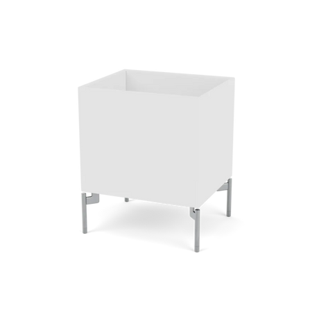 Plantekasse B35,4 cm D30, inkl. ben fra Montana - New white / Krom - Jacobsen Plus