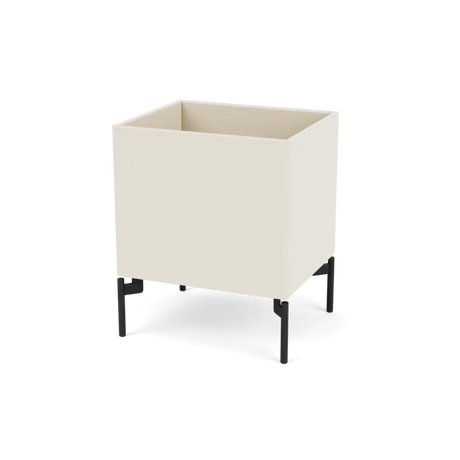 Plantekasse B35,4 cm D30, inkl. ben fra Montana - Oat / Black - Jacobsen Plus