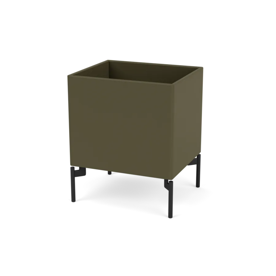 Plantekasse B35,4 cm D30, inkl. ben fra Montana - Oregano / Black - Jacobsen Plus