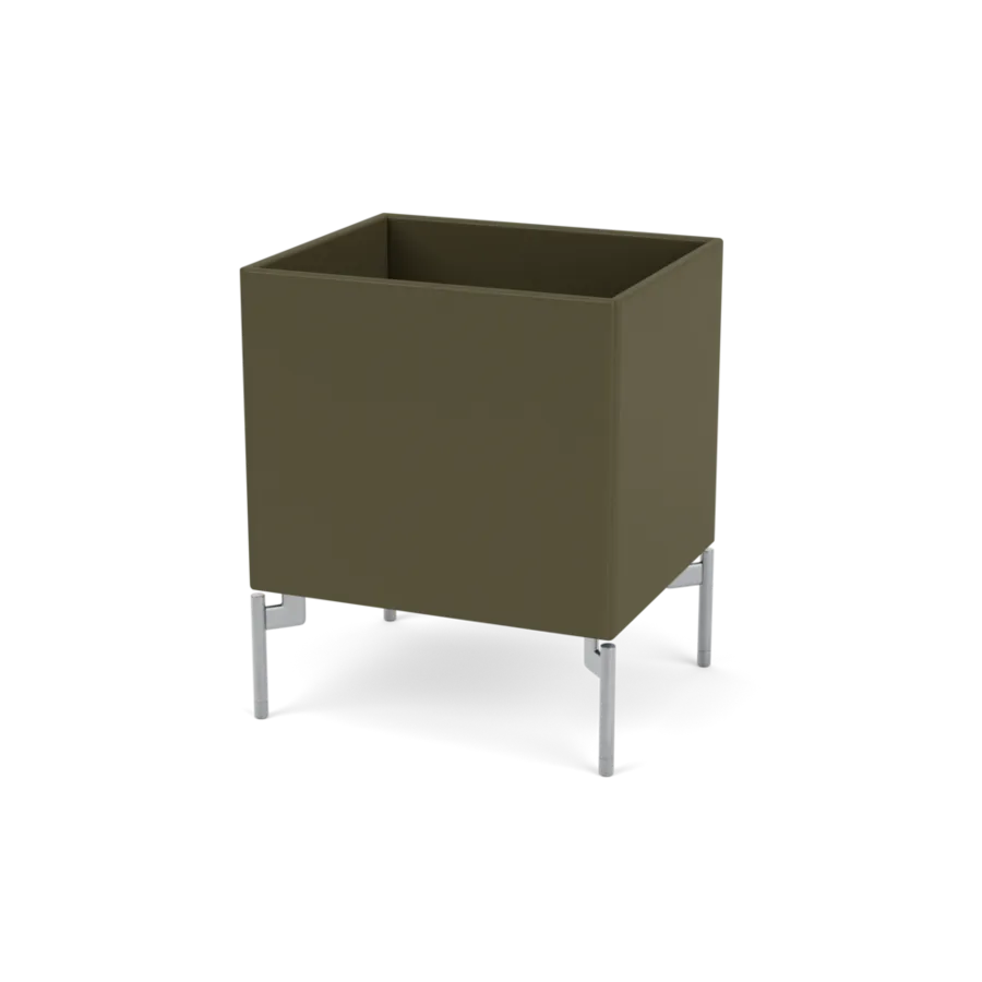 Plantekasse B35,4 cm D30, inkl. ben fra Montana - Oregano / Krom - Jacobsen Plus