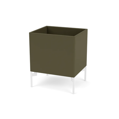 Plantekasse B35,4 cm D30, inkl. ben fra Montana - Oregano / Snow - Jacobsen Plus