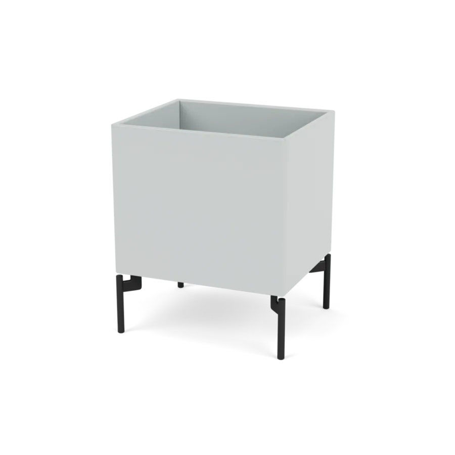 Plantekasse B35,4 cm D30, inkl. ben fra Montana - Oyster / Black - Jacobsen Plus