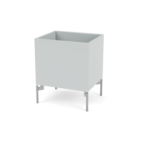 Plantekasse B35,4 cm D30, inkl. ben fra Montana - Oyster / Krom - Jacobsen Plus