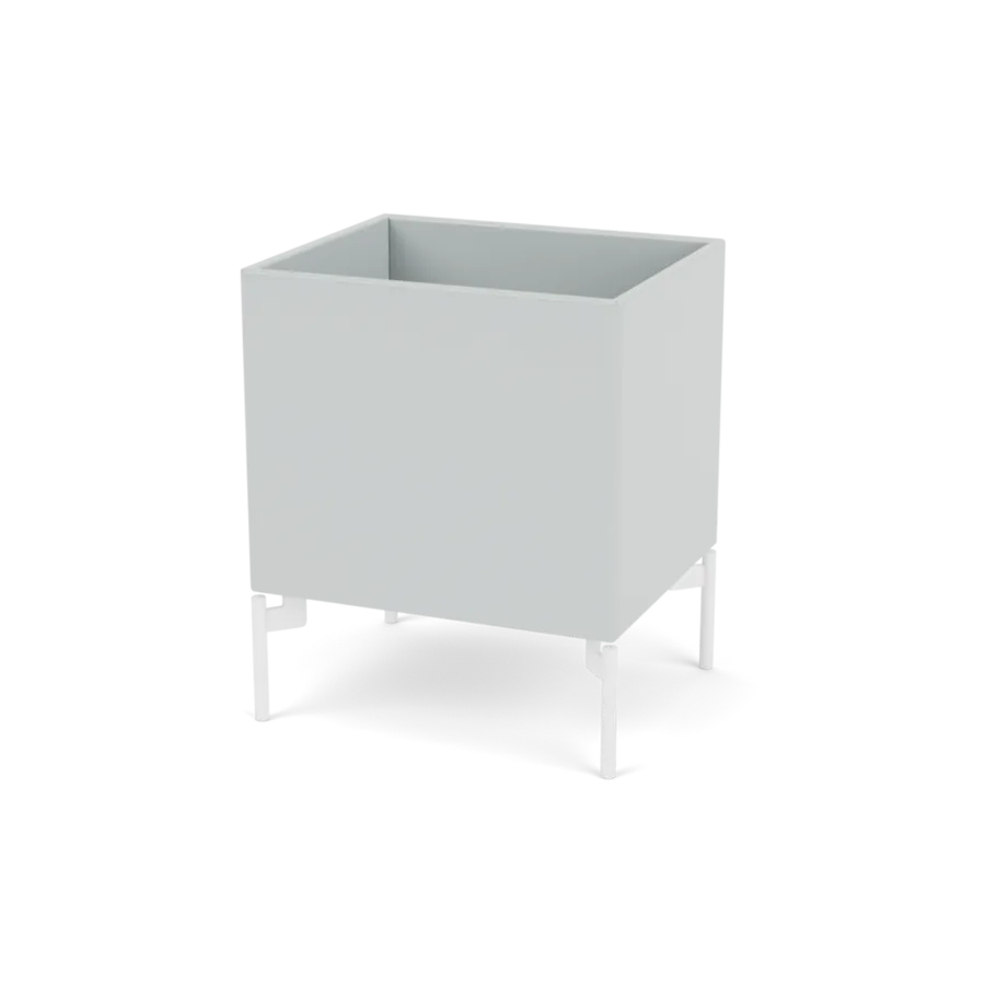 Plantekasse B35,4 cm D30, inkl. ben fra Montana - Oyster / Snow - Jacobsen Plus