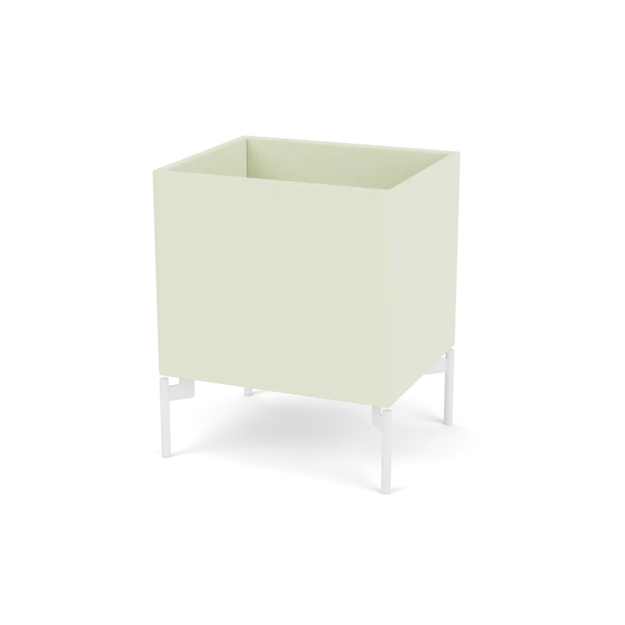 Plantekasse B35,4 cm D30, inkl. ben fra Montana - Pomelo / Snow - Jacobsen Plus