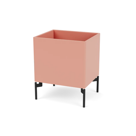 Plantekasse B35,4 cm D30, inkl. ben fra Montana - Rhubarb / Black - Jacobsen Plus