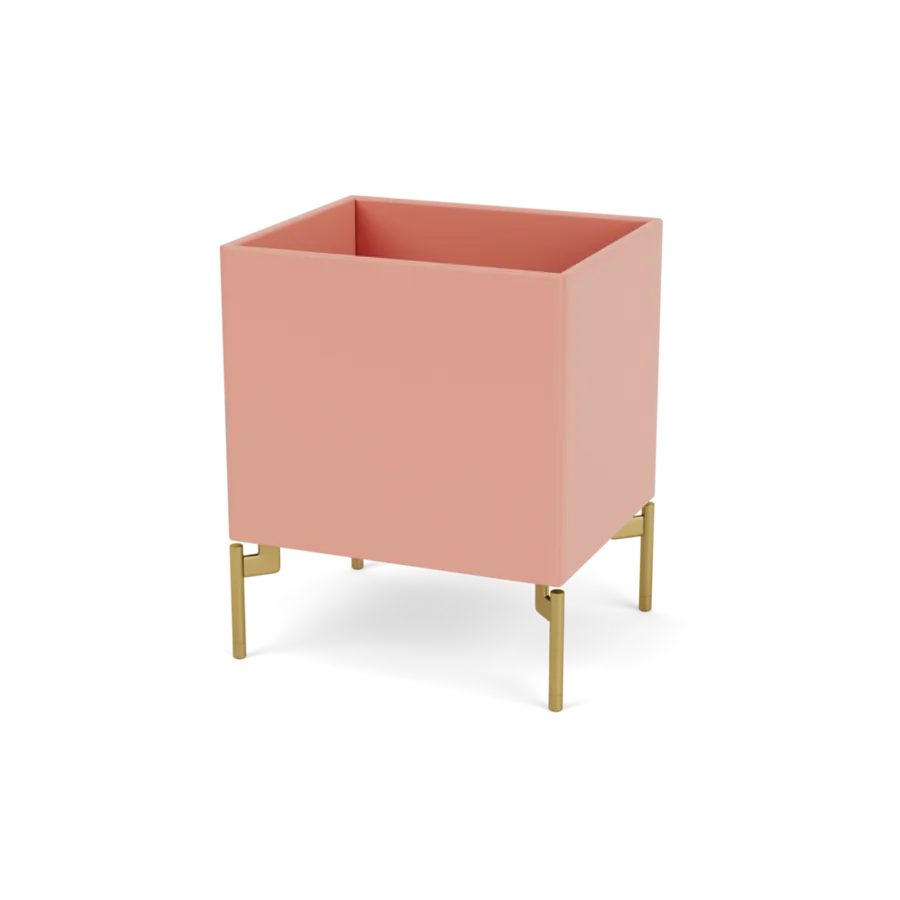 Plantekasse B35,4 cm D30, inkl. ben fra Montana - Rhubarb / Messing - Jacobsen Plus