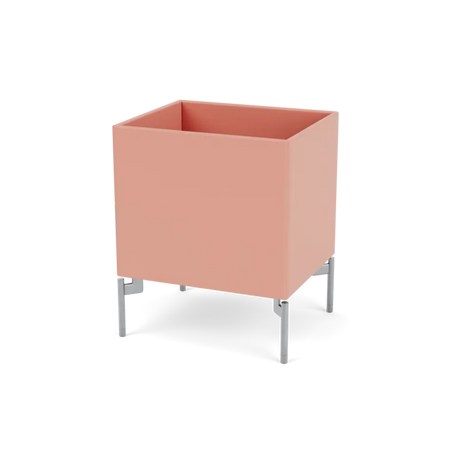 Plantekasse B35,4 cm D30, inkl. ben fra Montana - Rhubarb / Krom - Jacobsen Plus