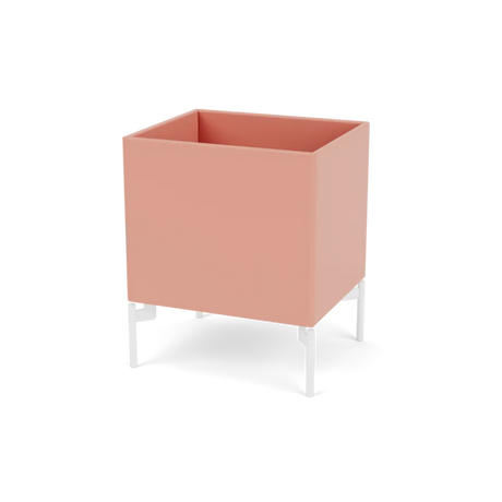 Plantekasse B35,4 cm D30, inkl. ben fra Montana - Rhubarb / Snow - Jacobsen Plus