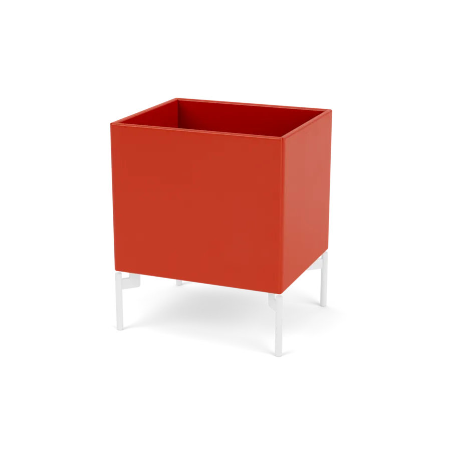 Plantekasse B35,4 cm D30, inkl. ben fra Montana - Rosehip / Snow - Jacobsen Plus