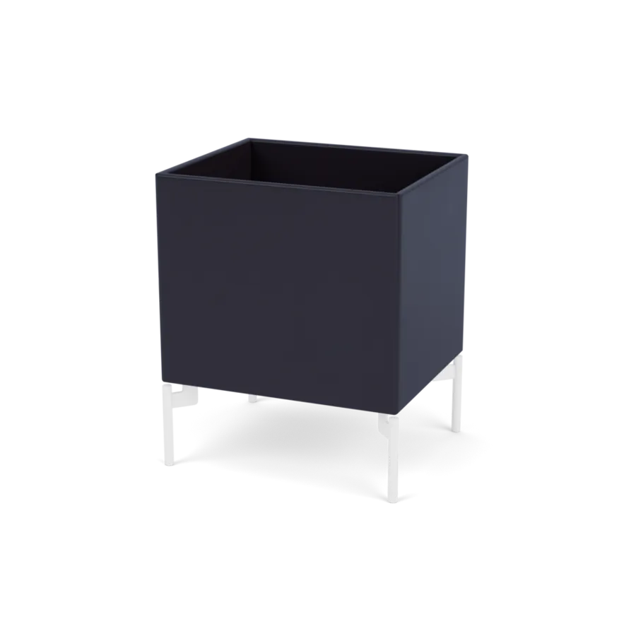 Plantekasse B35,4 cm D30, inkl. ben fra Montana - Shadow / Snow - Jacobsen Plus