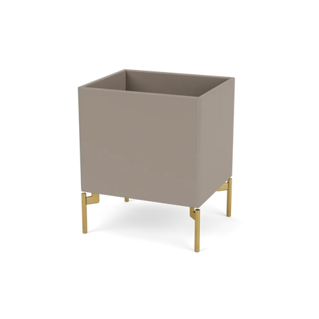 Plantekasse B35,4 cm D30, inkl. ben fra Montana - Truffle / Messing - Jacobsen Plus