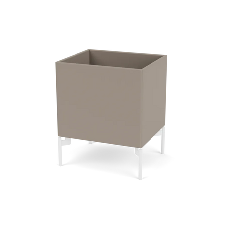 Plantekasse B35,4 cm D30, inkl. ben fra Montana - Truffle / Snow - Jacobsen Plus