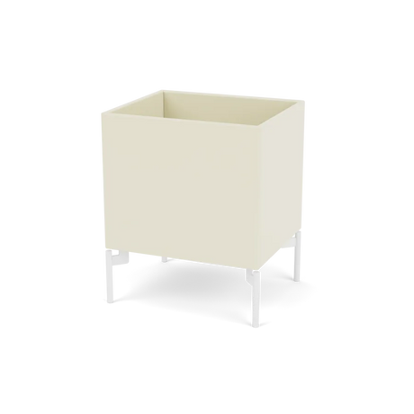 Plantekasse B35,4 cm D30, inkl. ben fra Montana - Vanilla / Snow - Jacobsen Plus