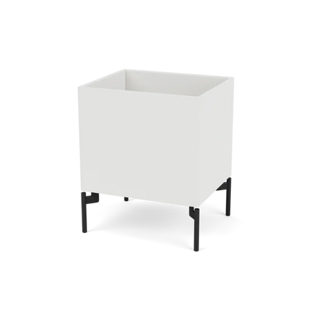 Plantekasse B35,4 cm D30, inkl. ben fra Montana - Hvid (white 01) / Black - Jacobsen Plus