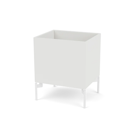 Plantekasse B35,4 cm D30, inkl. ben fra Montana - Hvid (white 01) / Snow - Jacobsen Plus