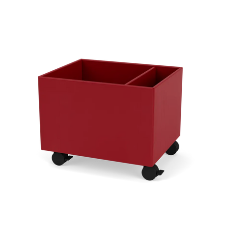 Plantekasse B46,8 cm, inkl. hjul fra Montana - Beetroot / Dybde: 38 cm - Jacobsen Plus