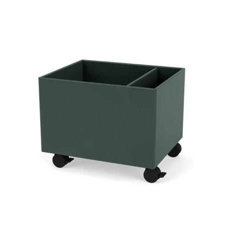 Plantekasse B46,8 cm, inkl. hjul fra Montana - Black Jade / Dybde: 38 cm - Jacobsen Plus