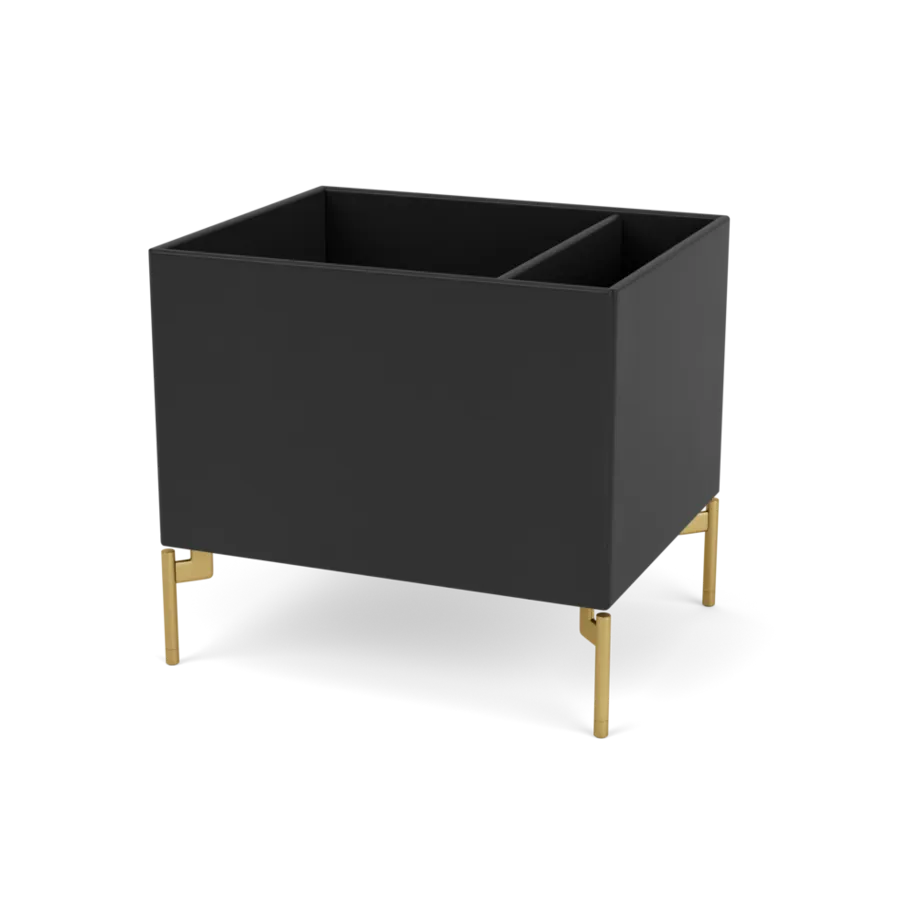 Plantekasse B46,8 cm D38, inkl. ben fra Montana - Black / Messing - Jacobsen Plus