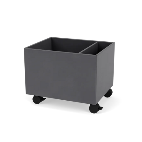 Plantekasse B46,8 cm, inkl. hjul fra Montana - Coal / Dybde: 38 cm - Jacobsen Plus