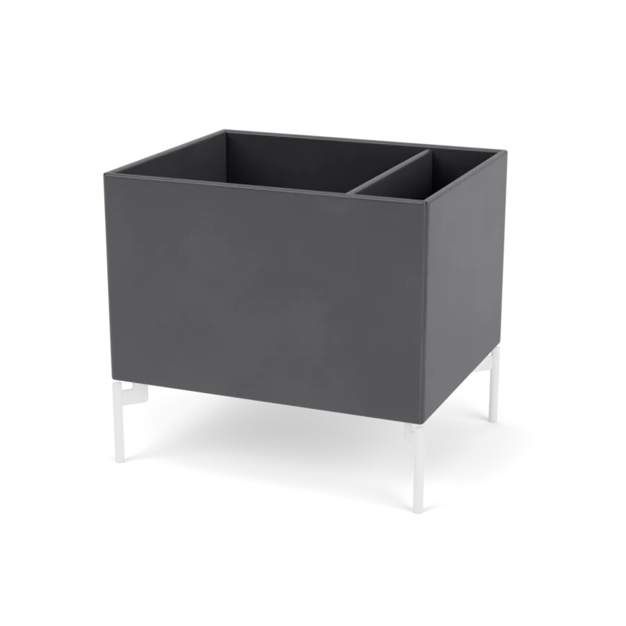 Plantekasse B46,8 cm D38, inkl. ben fra Montana - Coal / Snow - Jacobsen Plus