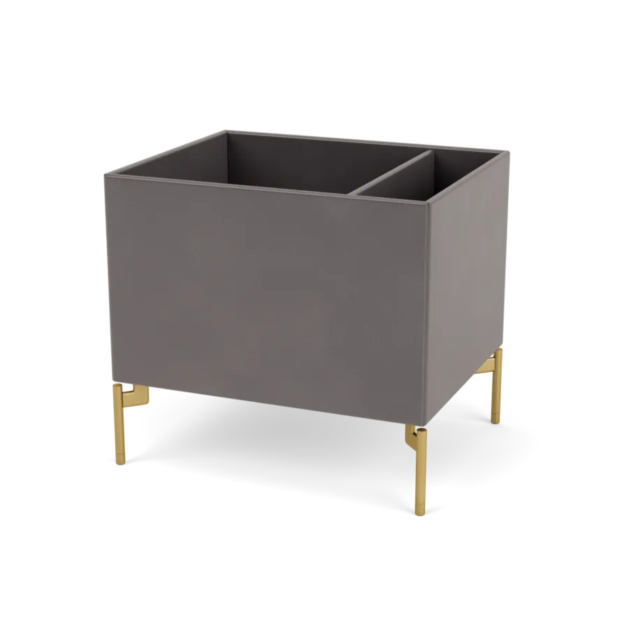 Plantekasse B46,8 cm D38, inkl. ben fra Montana - Coffee / Messing - Jacobsen Plus