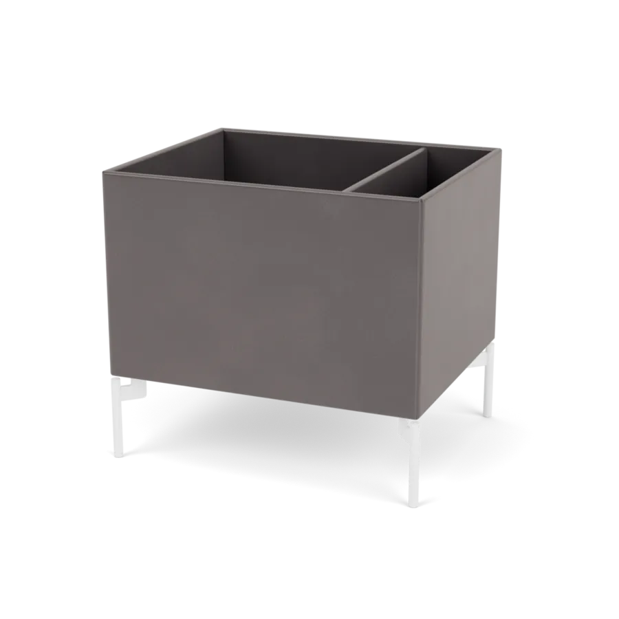 Plantekasse B46,8 cm D38, inkl. ben fra Montana - Coffee / Snow - Jacobsen Plus