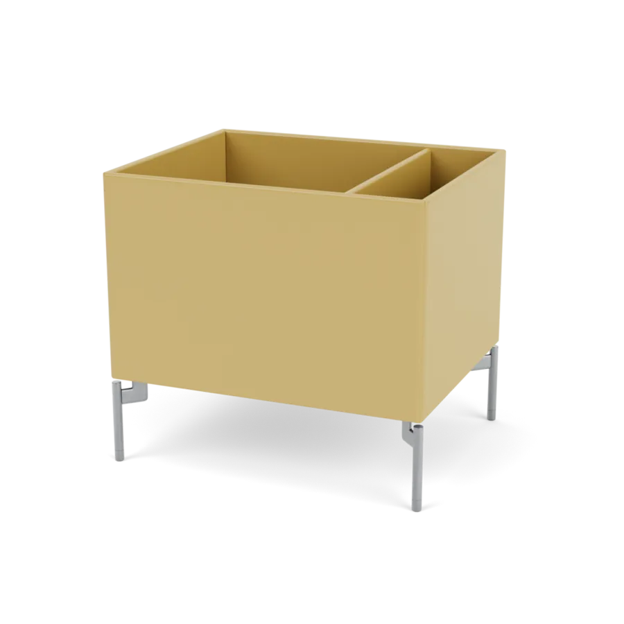 Plantekasse B46,8 cm D38, inkl. ben fra Montana - Cumin / Krom - Jacobsen Plus