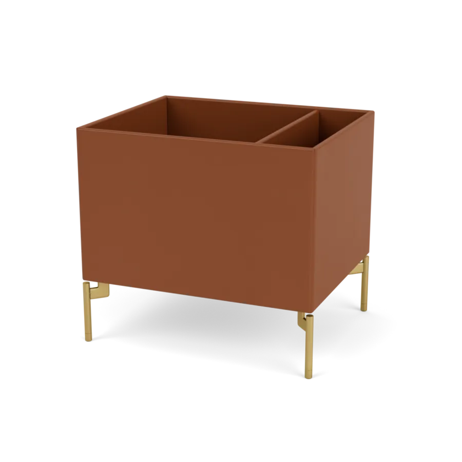 Plantekasse B46,8 cm D38, inkl. ben fra Montana - Hazelnut / Messing - Jacobsen Plus