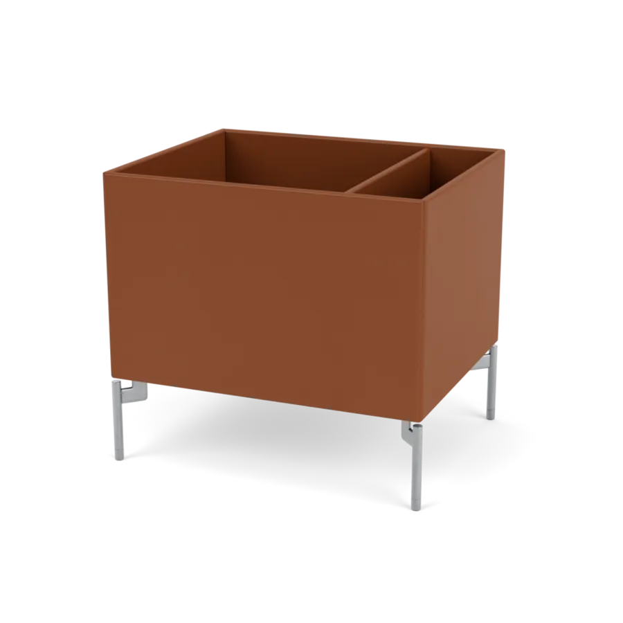 Plantekasse B46,8 cm D38, inkl. ben fra Montana - Hazelnut / Krom - Jacobsen Plus